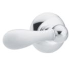 Parkview Decorative Tank Lever - Chrome & White