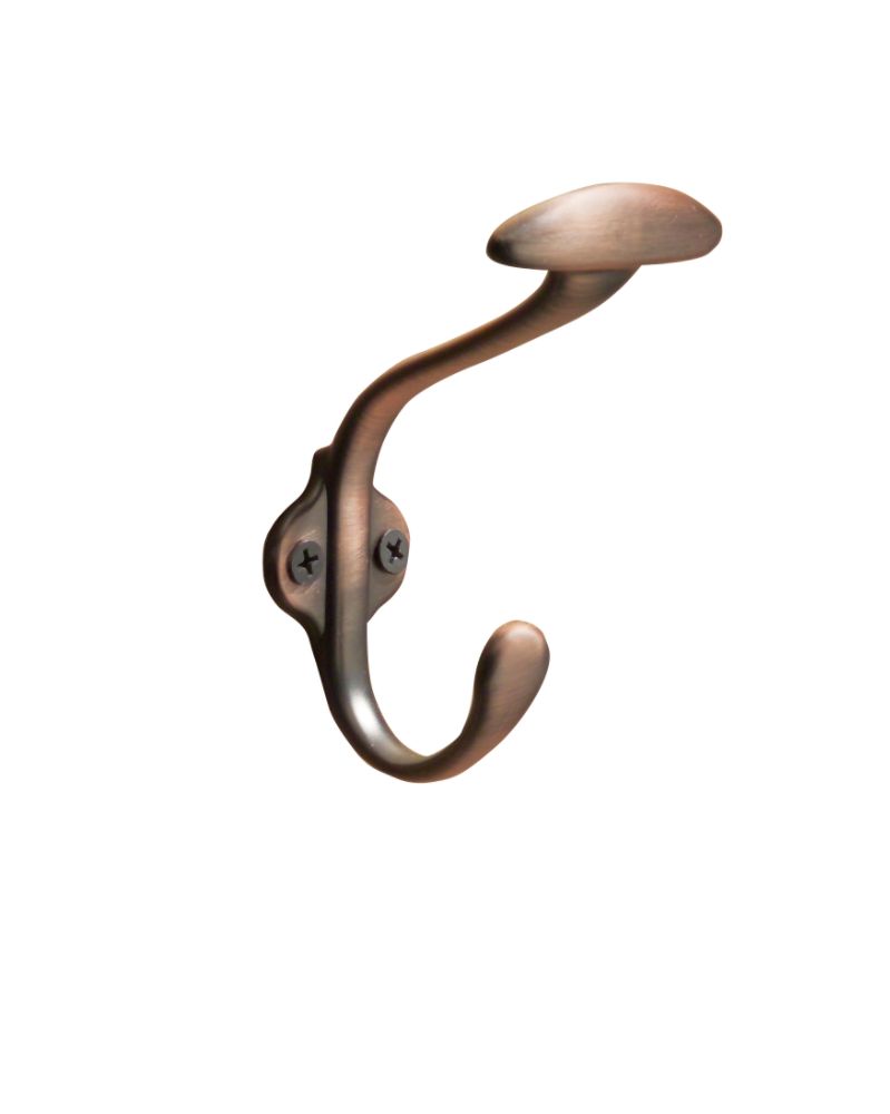 Inter Design Paris Wall Mounted Double Hook - Bronze at Sears.com
