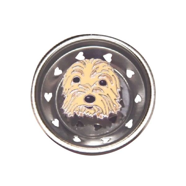 Billy Joe Homewares Enamel Kitchen Strainer Rascal the Dog