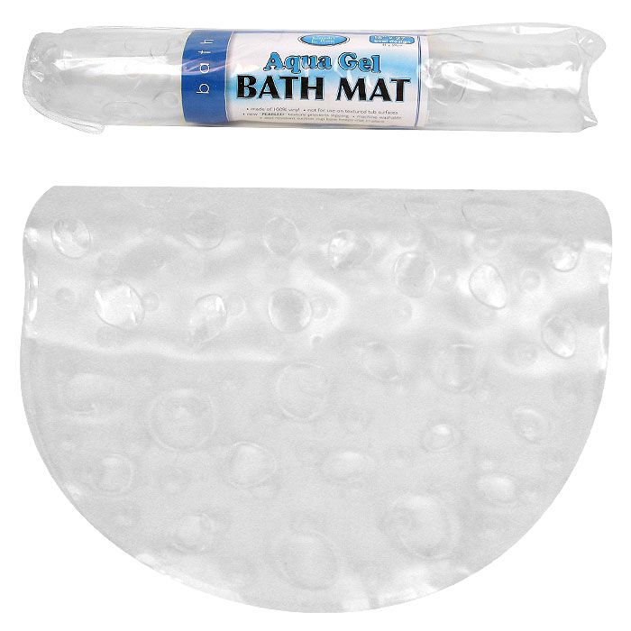 Trademark As Seen On TV Clear Gel Bubbled Bath Mat - Pebbled Texture