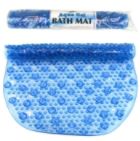 Blue Aqua Gel Bubbled Bath Mat As Seen on TV 16 x 27 Inches