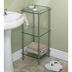 Gatco Glass Spa Taboret, 3 Tier