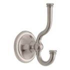 Essence Collection, Double Robe Hook - Satin Nickel