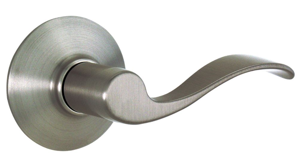 Schlage Accent Right Handed Dummy Lever Handle - Antique Pewter