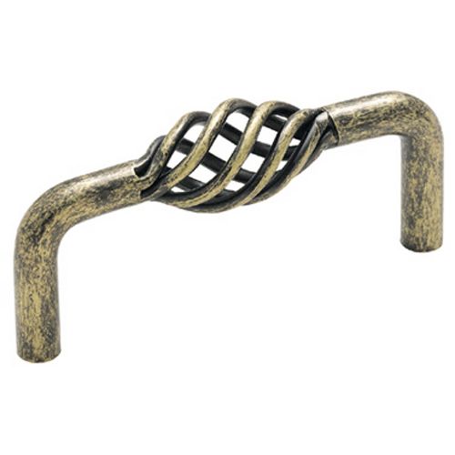 Amerock 3 inch Bird Cage Pull - Weathered Brass
