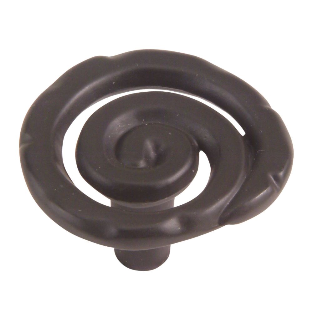 Atlas Homewares 1-1/2" Single Scroll Knob - Oil Rubbed Bronze