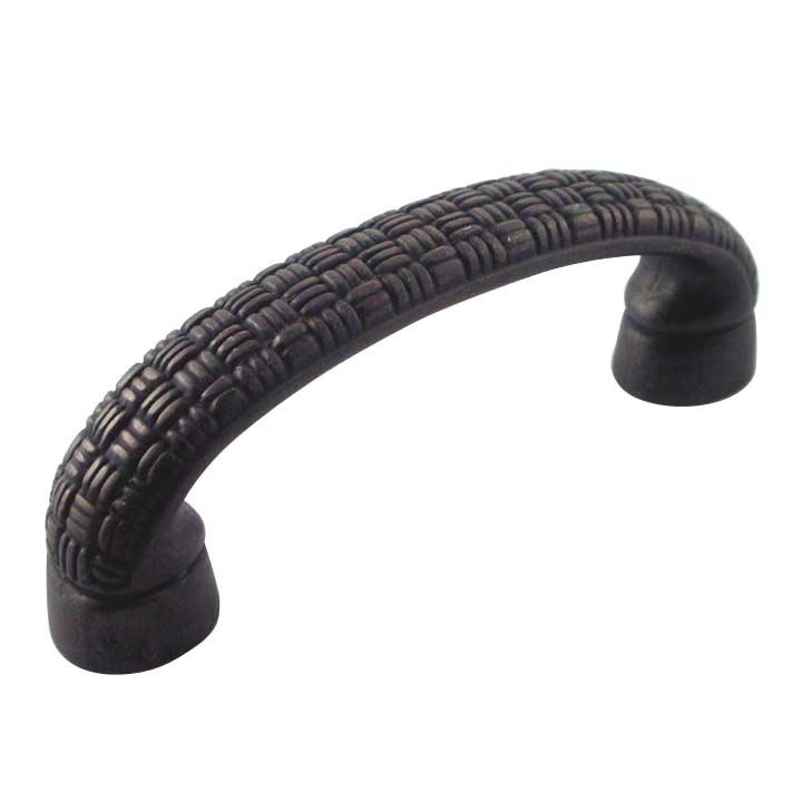 Rattan Woven Strands Pull 3 in. - Oil Rubbed Bronze