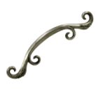 Toscana Pull 6 inch cc - Satin Pewter