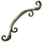 Toscana Pull 12 inch cc - Satin Pewter