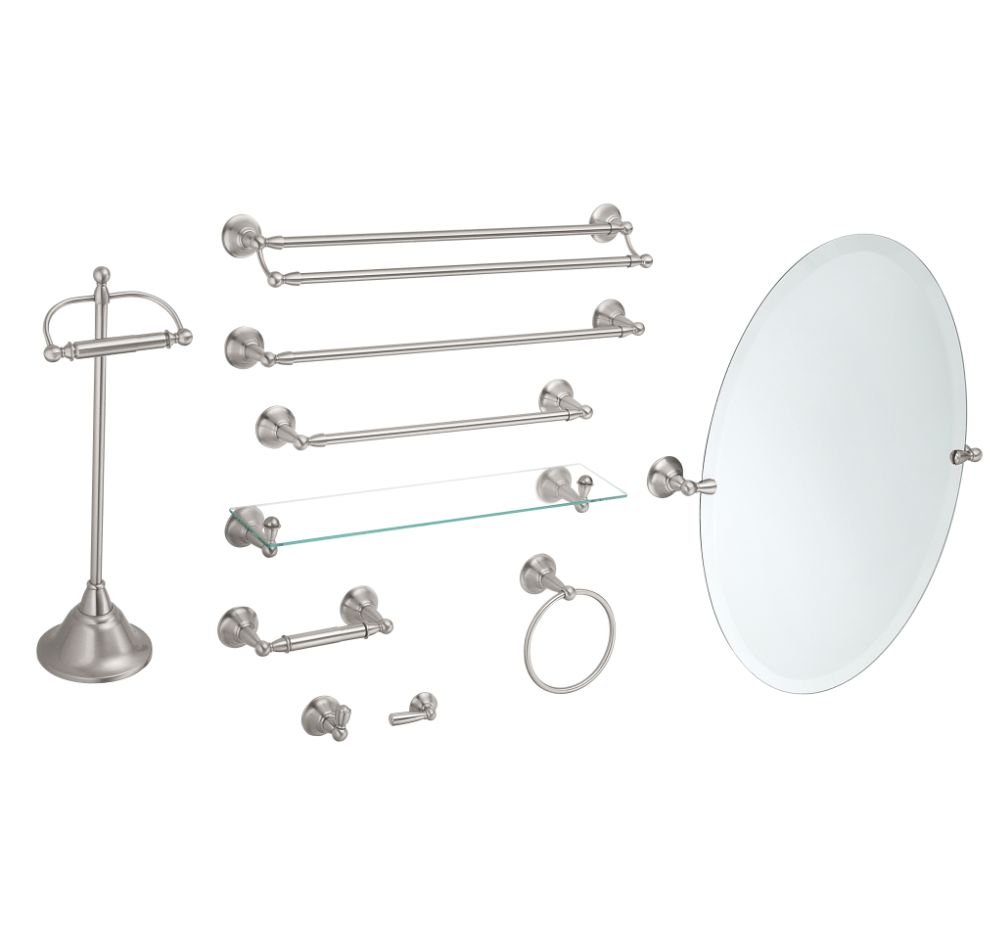 Creative Specialties Sage Bath Collection in Brushed Nickel at Kmart.com