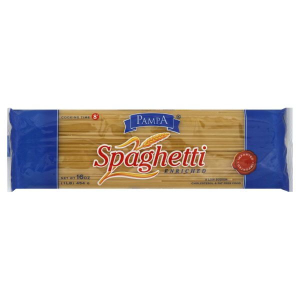 Pampa Spaghetti, Enriched, 16 oz (1 lb) 454 g at Kmart.com