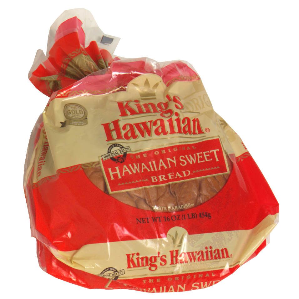 King's Hawaiian Hawaiian Sweet Bread, 16 oz (1 lb) 454 g