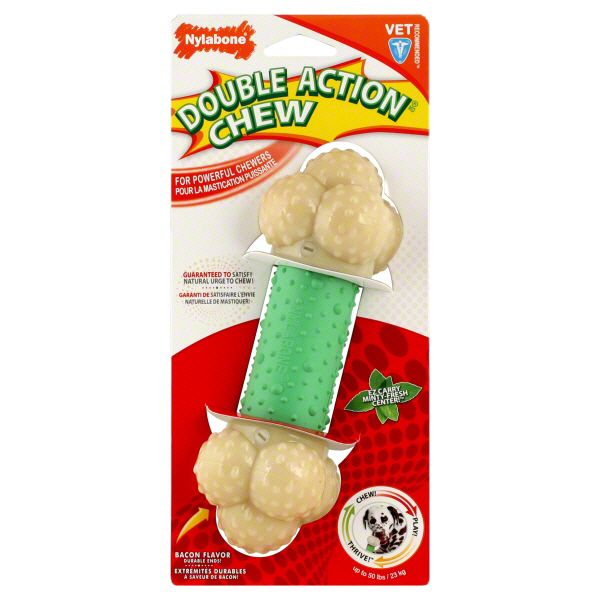Nylabone Double Action Chew, Bacon Flavor, 1 chew at Kmart.com