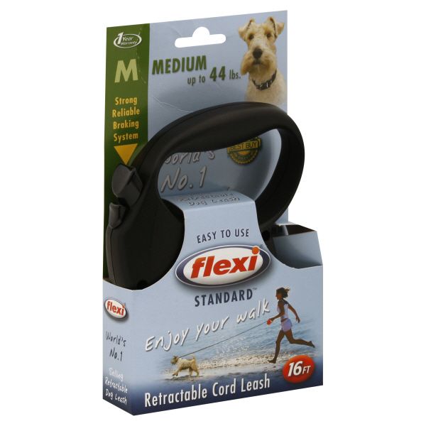 Flexi Standard Retractable Cord Leash, Medium, 16 Ft, 1 leash at Kmart.com