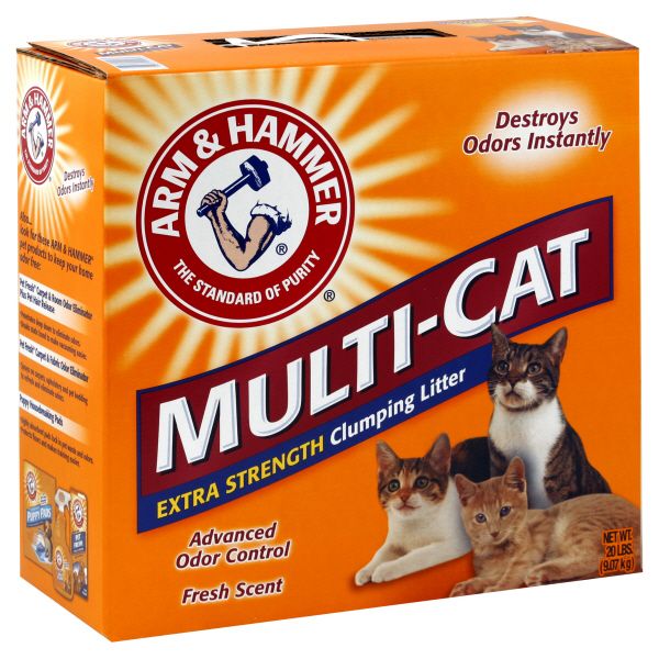 Arm & Hammer Multi-Cat Litter, Clumping, Extra Strength, 20 lb (9.07 kg) at Kmart.com