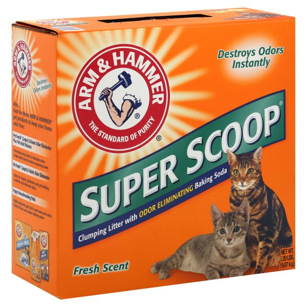 Arm & Hammer Super Scoop Clumping Litter, Fresh Scent, 20 lb (9.07 kg) at Kmart.com