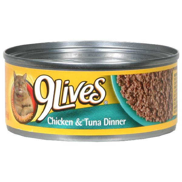 9Lives Cat Food, Chicken & Tuna Dinner, 5.5 oz (156 g) at Kmart.com