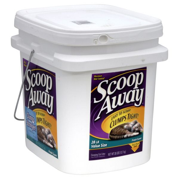 Scoop Away Cat Litter, Clumping, Fresh Scent, 28 lb (12.7 kg) at Kmart.com