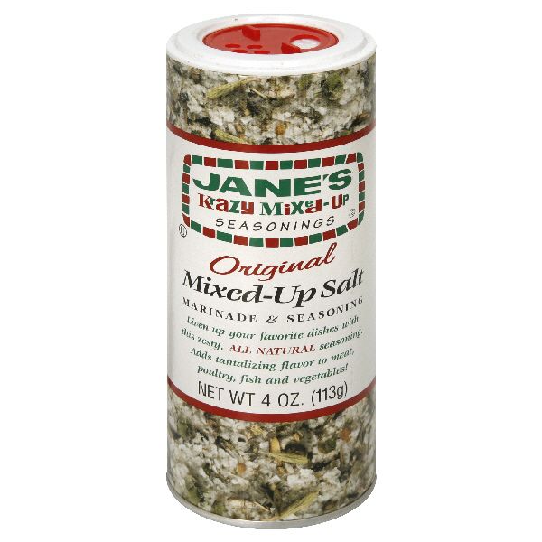 Jane's Krazy Mixed-Up Seasonings Marinade & Seasoning, Mixed-Up Salt, Original, 4 oz (113 g) at Kmart.com