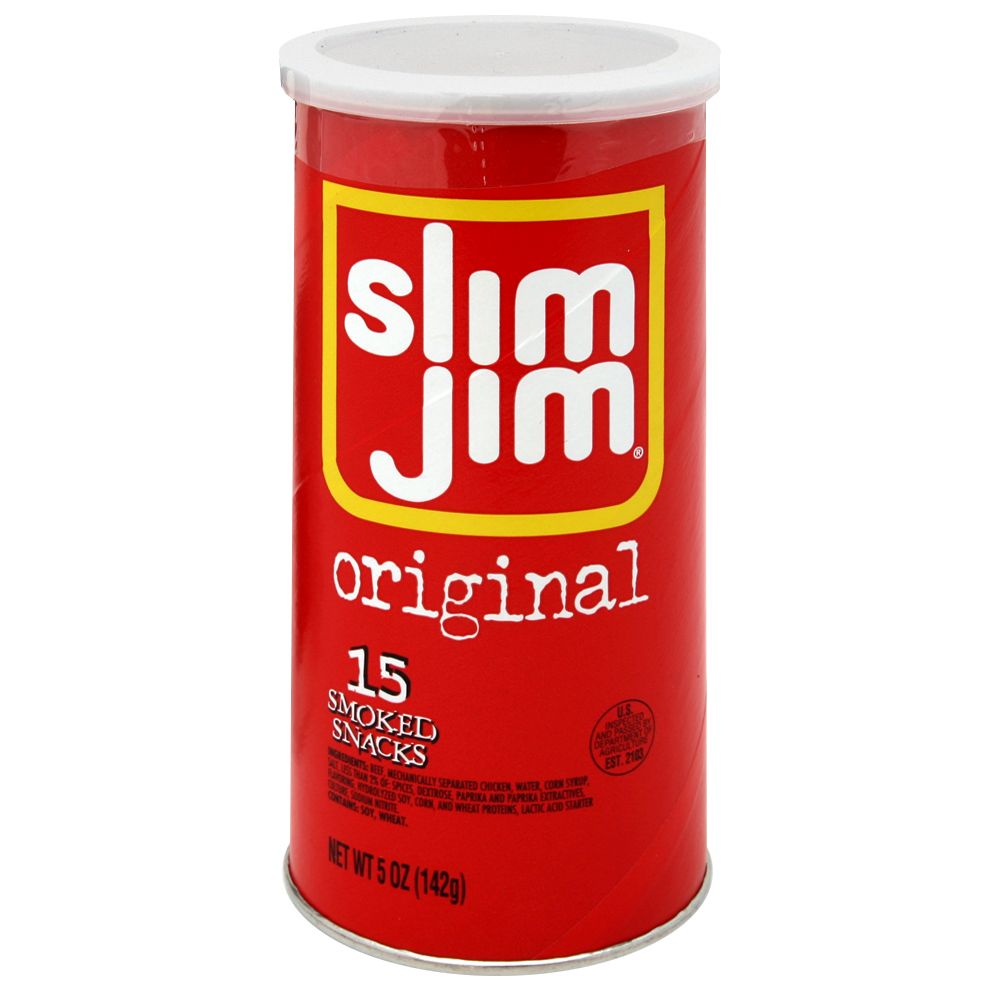 Slim Jim Smoked Snacks, Original, 15 snacks [5 oz (142 g)]