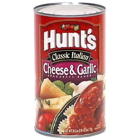 Hunt's Cheese & Garlic Spaghetti Sauce, 26.5 oz (1 lb 10.5 oz) 751 g at Kmart.com