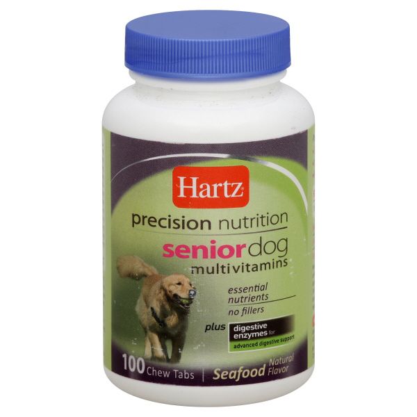 Hartz Precision Nutrition Multivitamins, Senior Dog, Seafood, Chew Tabs, 100 tabs at Kmart.com