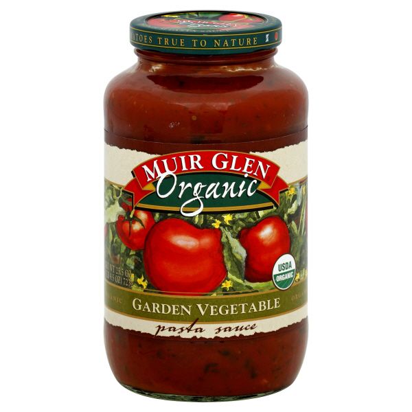 Muir Glen Organic Pasta Sauce, Garden Vegetable, 25.5 oz (1 lb 9.5 oz) 723 g  (Box of 12)