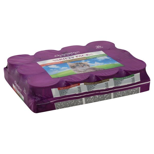 Champion Breed Cat Food, Variety Pack, 24 - 5.5 oz (156 g) cans [8.25 lb (3.74 kg)] at Kmart.com