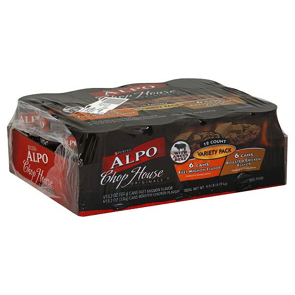 Alpo Chop House Originals Dog Food, Variety Pack, 12 - 13.2 Oz (374 58582511