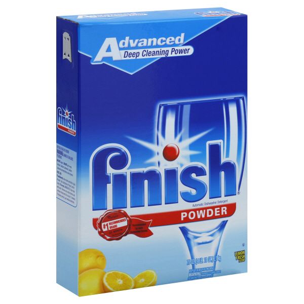 Finish Automatic Dishwasher Detergent, Powder, Lemon Fresh Scent, 75 oz (4 lb 11 oz) 2.1 kg
