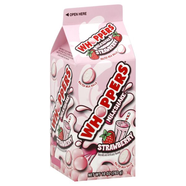 Whoppers Milkshake Malted Milk Balls, Strawberry, 10 oz (283 g) Shop