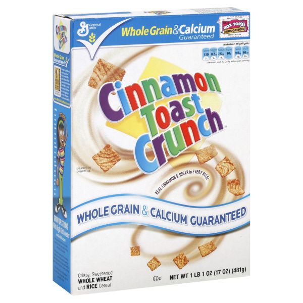 General Mills Cinnamon Toast Crunch Cereal, 17 oz (1 lb 1 oz) 481 g