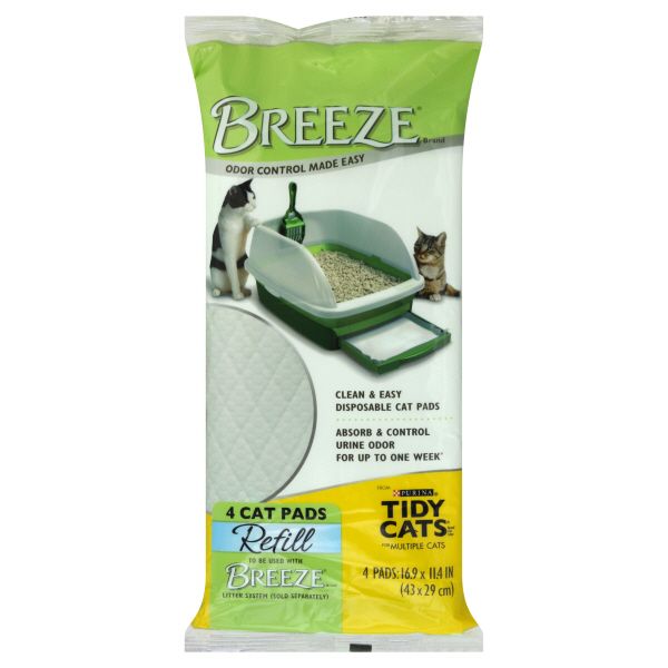 Tidy Cats Breeze Cat Pads Refill, 4 pads