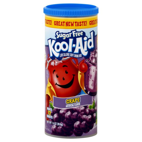 Kool-Aid Soft Drink Mix, Sugar Free, Grape, 6 sticks [1.4 oz (39.6 g)]
