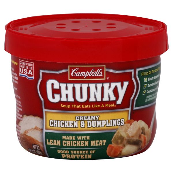 Campbell's Chunky Soup, Creamy Chicken & Dumplings, 15.25 oz (432 g) at Kmart.com