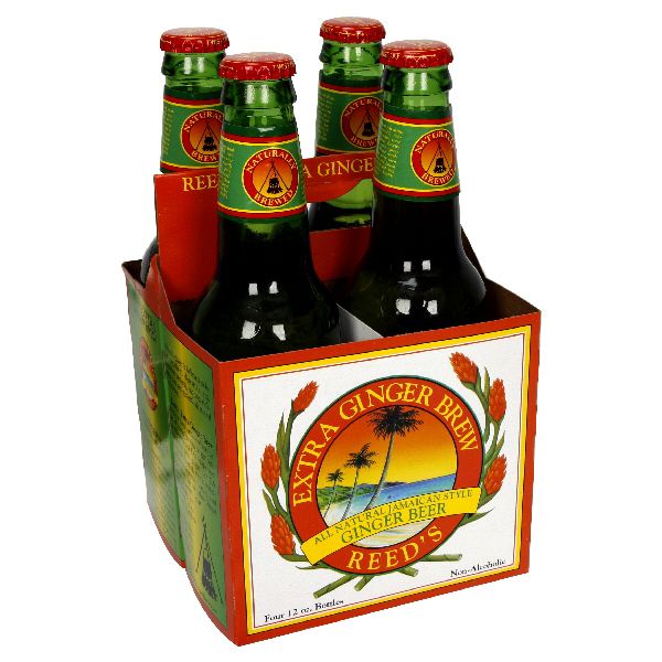 Reed's Ginger Beer, Jamaican Style, 4 - 12 fl oz bottles  Pack of 6