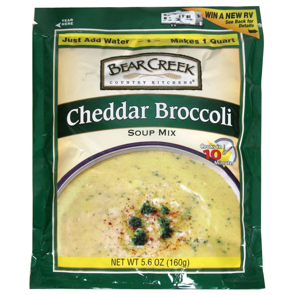 Bear Creek Country Kitchens Soup Mix, Cheddar Broccoli, 5.6 oz (160 g) Pack of 6