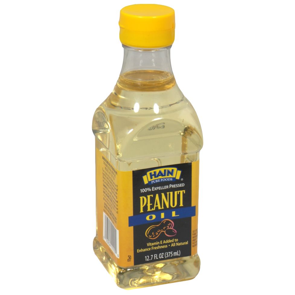Hain Peanut Oil, 12.7 fl oz (375 ml) pack of 6