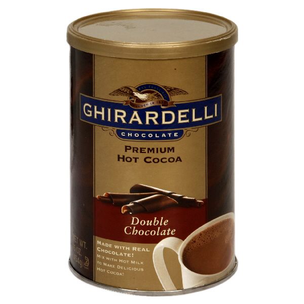 Ghirardelli Chocolate Hot Cocoa, Premium, Double Chocolate, 16 oz (454 g) Pack of 8