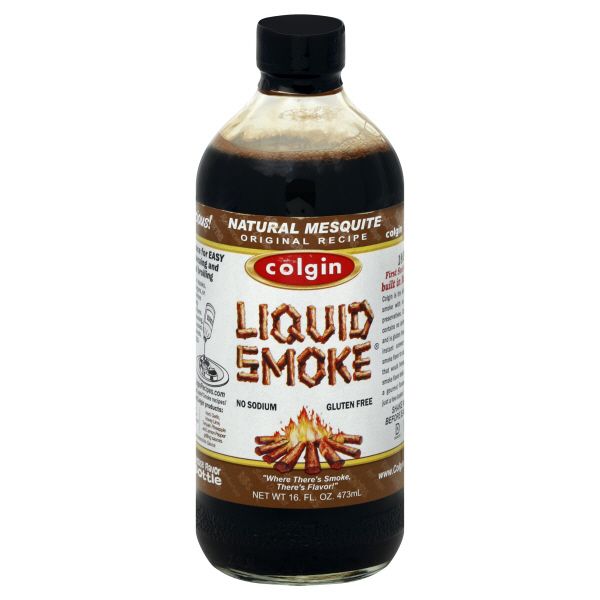 Colgin Liquid Smoke, Natural Mesquite, 16 oz (473 ml) pack of 6