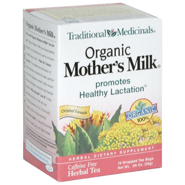 Traditional Medicinals Herbal Tea, Organic Mother's Milk, 16 tea bags [0.99 oz (28 g)] pack of 6