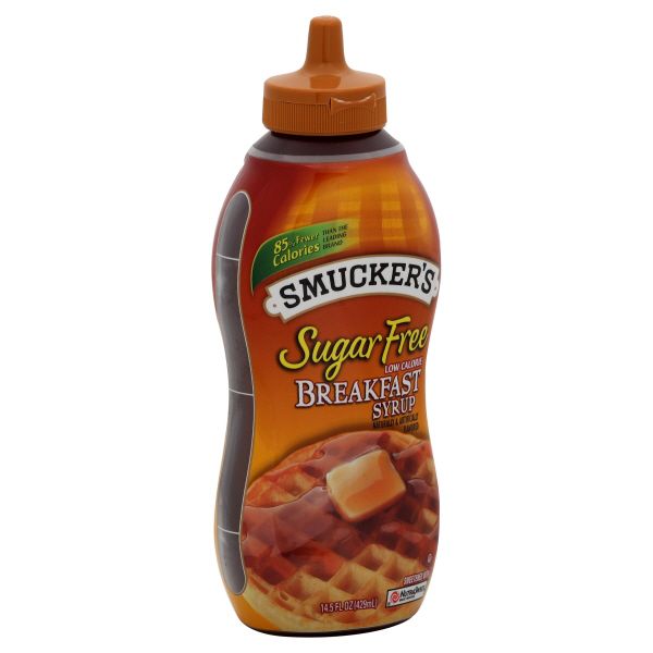 Smucker's Smucker's Sugar Free Breakfast Syrup, Low Calorie, 14.5 fl oz (429 ml) pack of 12