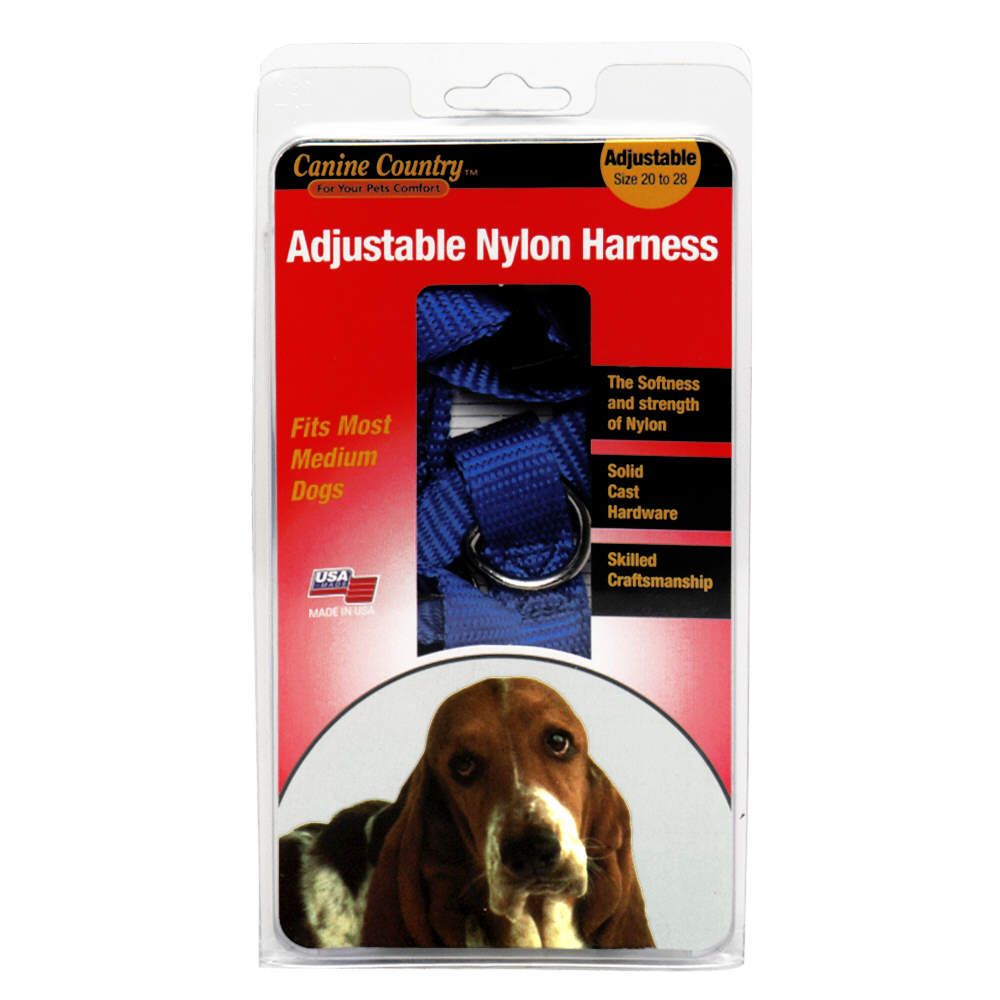 American leather Specialties Canine Country Adjustable Nylon Harness, Size 20 to 28, 1 each at Kmart.com