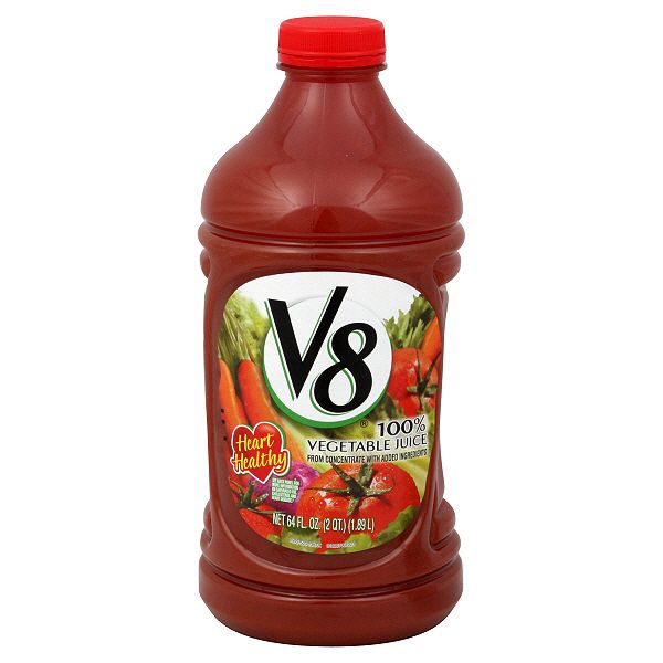 V8 100 Vegetable Juice 64 Fl Oz 2 Qt 1 89 Lt 9990000044515811P V8 44515811