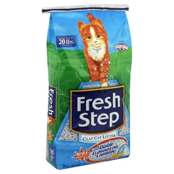 Fresh Step Clay Cat Litter, With Odor Eliminating Carbon, 14 lbs (6.35 kg) at Kmart.com