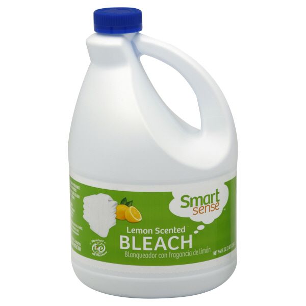 Smart Sense Bleach, Lemon Scented, 96 fl oz (3 qt) 2.84 lt