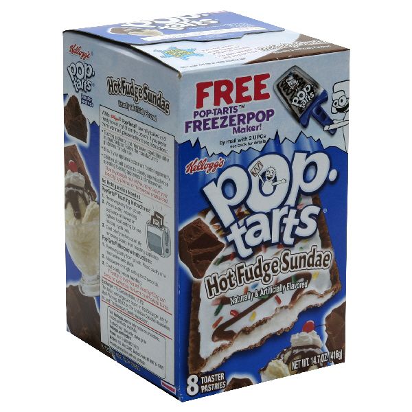 Kellogg's Pop-Tarts Toaster Pastries, Hot Fudge Sundae, 14.7 oz (416 g)