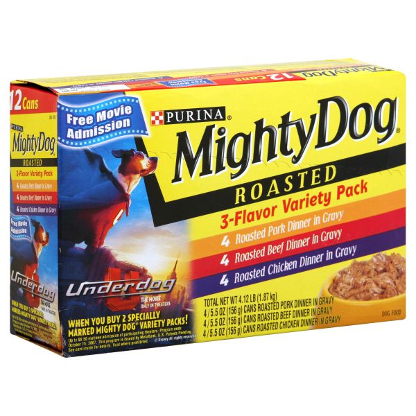 Mighty Dog I Rule Roasters Dog Food, Variety Pack, 12 - 5.5 oz (156 g) cans [4.12 lb (1.87 kg)] at Kmart.com