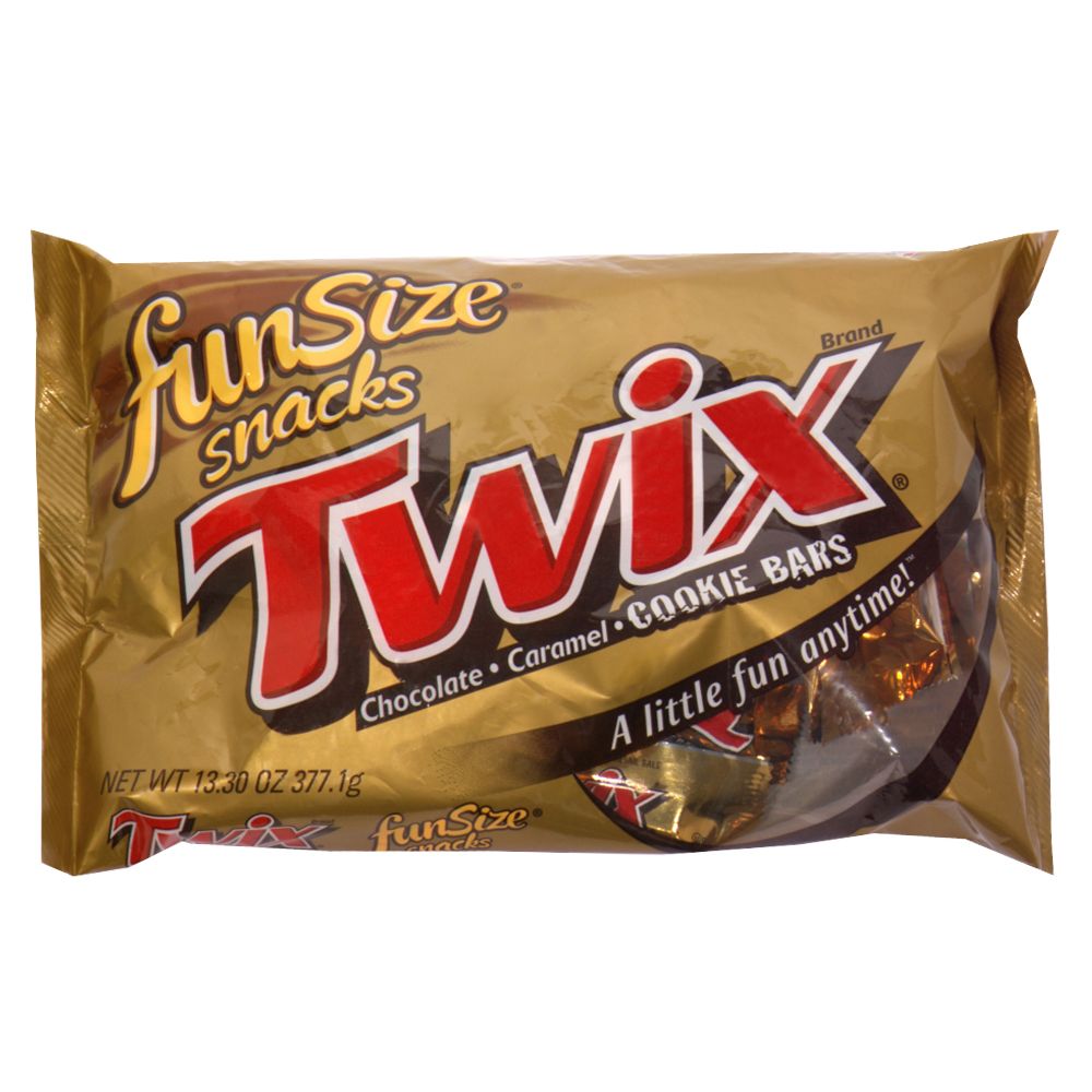 Twix Cookie Bars, Chocolate, Caramel, Fun Size Snacks, 13.3 oz (377.1 g) at Kmart.com
