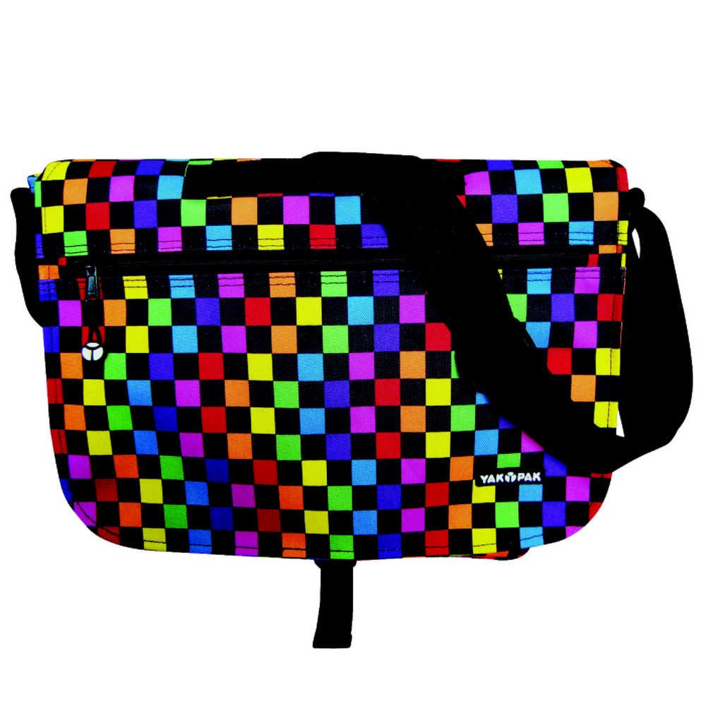 Yak Pak Multi Checkerboard Messenger price decreased by 50%